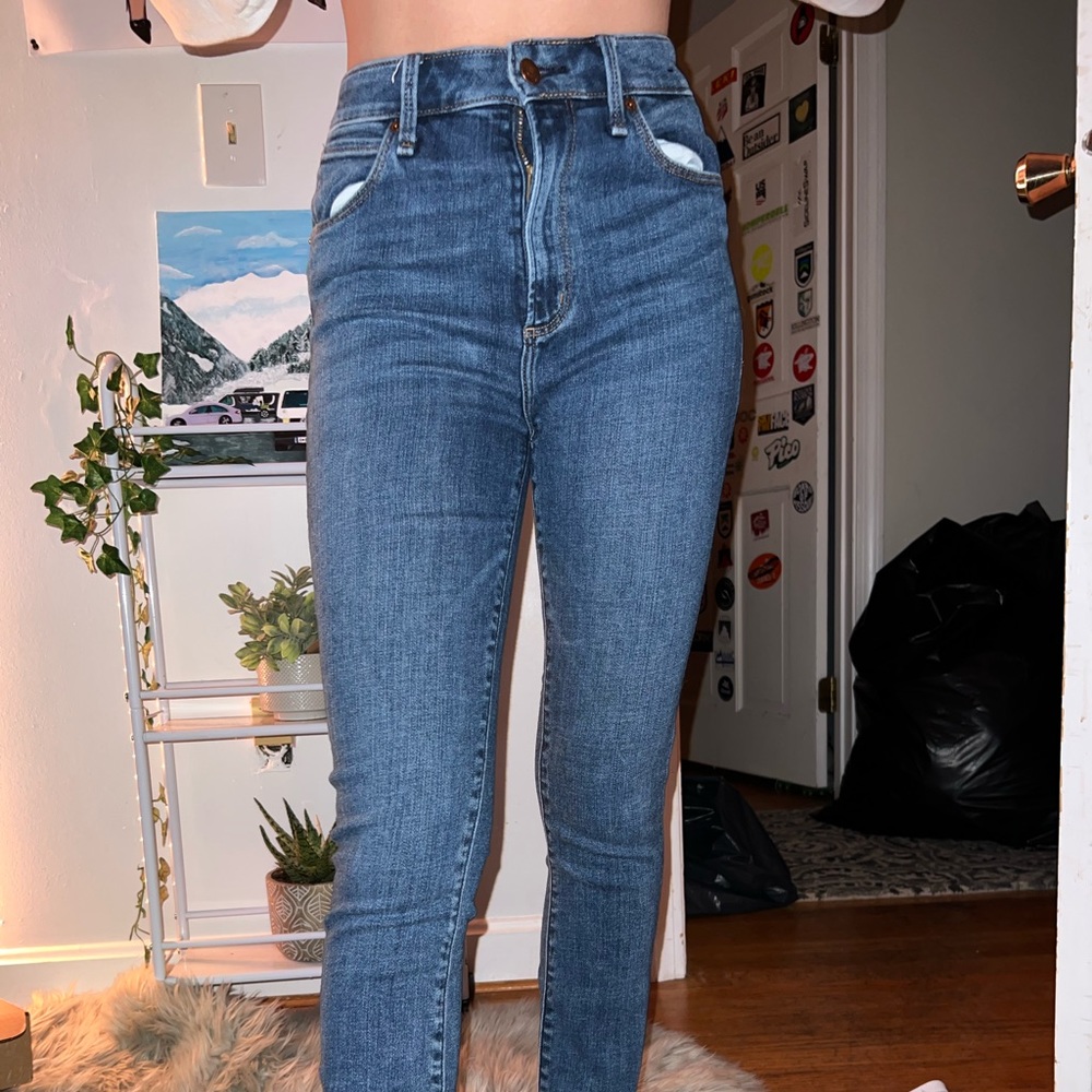 Abercrombie and fitch high rise skinny jeans